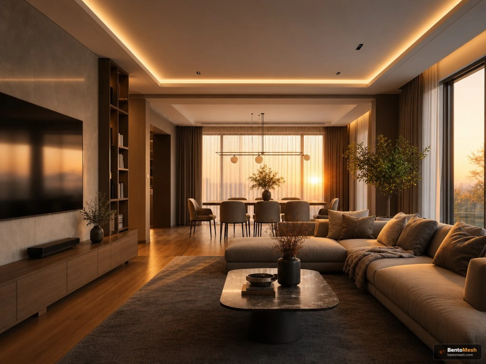 Yapay zeka ile üretilmiş fotogerçekçi mimari render — V-Ray alternatifi